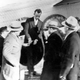 John Dillinger is shown on January 30, 1934, as he’s taken from one plane to another in St. Louis, Tennessee on his way to an Indiana jail